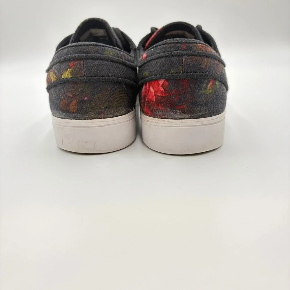 Nike SB Stefan Janoski Floral Canvas Skate Shoes Mens 10.5 Black Multi Skate
